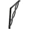 Ekena Millwork Loera Wrought Iron Bracket, (Single center brace), Antiqued Pewter 1 1/2"W x 12"D x 15"H BKTM01X12X15SLOAPW - alternate 1